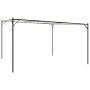 Cenador de acero y tela blanco 4x4 180 g/m²