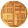Tablero de mesa redondo madera maciza de acacia Ø80x2,2 cm