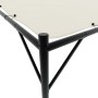 Cenador de acero y tela blanco 4x4 180 g/m²