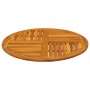 Tablero de mesa redondo madera maciza de acacia Ø90x2,2 cm