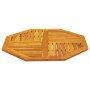Tablero de mesa octogonal madera maciza de acacia 90x90x2,2 cm
