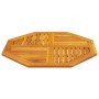 Tablero de mesa octogonal madera maciza de acacia 90x90x2,2 cm