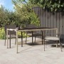 Mesa de comedor de jardín Beige 190 x 90 x 75 cm Poliratán