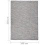 Alfombra de exterior de tejido plano marrón y azul 160x230 cm de vidaXL, Alfombras - Ref: Foro24-340818, Precio: 59,53 €, Des...