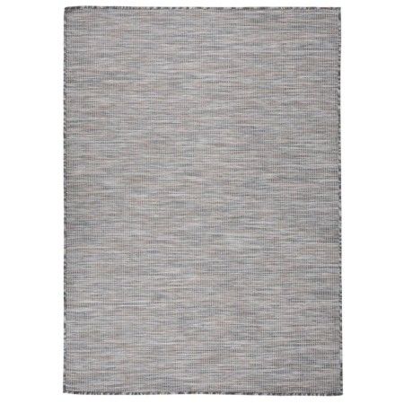 Braun-blaue flachgewebte Außenteppich 200x280 cm von vidaXL, Teppiche - Ref: Foro24-340819, Preis: 85,95 €, Rabatt: %