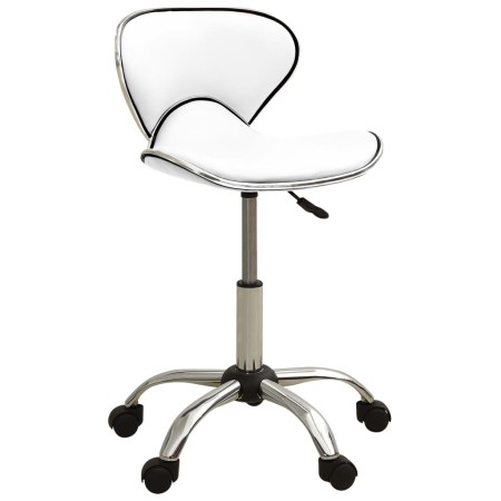 Bürostuhl aus weißem Kunstleder von vidaXL, Bürostühle - Ref: Foro24-3088625, Preis: 83,62 €, Rabatt: %