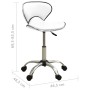 Bürostuhl aus weißem Kunstleder von vidaXL, Bürostühle - Ref: Foro24-3088625, Preis: 83,62 €, Rabatt: %