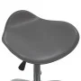 Grauer Bürostuhl aus Kunstleder von vidaXL, Bürostühle - Ref: Foro24-3088560, Preis: 55,60 €, Rabatt: %