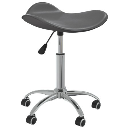 Drehbarer Esszimmerstuhl aus grauem Kunstleder von vidaXL, Essstühle - Ref: Foro24-3088570, Preis: 57,03 €, Rabatt: %
