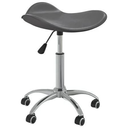Drehbarer Esszimmerstuhl aus grauem Kunstleder von vidaXL, Essstühle - Ref: Foro24-3088570, Preis: 55,32 €, Rabatt: %