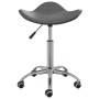 Drehbarer Esszimmerstuhl aus grauem Kunstleder von vidaXL, Essstühle - Ref: Foro24-3088570, Preis: 57,03 €, Rabatt: %