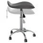 Drehbarer Esszimmerstuhl aus grauem Kunstleder von vidaXL, Essstühle - Ref: Foro24-3088570, Preis: 55,32 €, Rabatt: %