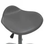 Drehbarer Esszimmerstuhl aus grauem Kunstleder von vidaXL, Essstühle - Ref: Foro24-3088570, Preis: 55,32 €, Rabatt: %
