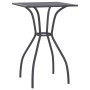 Mesa de jardín de malla de acero gris antracita 50x50x72 cm