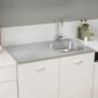 Kitchen sink with stainless steel drainer 1000x600x155 mm by vidaXL, Sinks - Ref: Foro24-147237, Price: 178,17 €, Discount: %