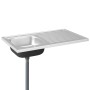 Küchenspüle mit Abtropffläche aus Edelstahl 1000x600x155 mm von vidaXL, Sinkt - Ref: Foro24-147237, Preis: 178,32 €, Rabatt: %