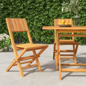 Sillas de jardín plegables 2 uds madera maciza teca 47x61x90cm