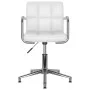 Swivel dining chairs 4 units white synthetic leather by vidaXL, dining chairs - Ref: Foro24-3088072, Price: 291,42 €, Discoun...