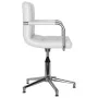 Swivel dining chairs 4 units white synthetic leather by vidaXL, dining chairs - Ref: Foro24-3088072, Price: 291,42 €, Discoun...