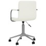 White synthetic leather swivel dining chair by vidaXL, dining chairs - Ref: Foro24-3088185, Price: 100,64 €, Discount: %
