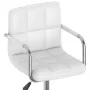 Swivel dining chairs 4 units white synthetic leather by vidaXL, dining chairs - Ref: Foro24-3088072, Price: 291,42 €, Discoun...