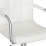 Drehbarer Esszimmerstuhl aus weißem Kunstleder von vidaXL, Essstühle - Ref: Foro24-3088185, Preis: 97,02 €, Rabatt: %