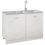 Doppelbecken-Küchenspüle aus Edelstahl, 1200 x 600 x 155 mm von vidaXL, Sinkt - Ref: Foro24-147239, Preis: 154,73 €, Rabatt: %