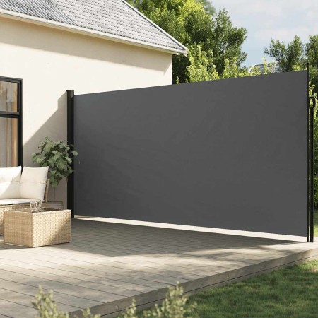 Toldo lateral retráctil gris antracita 200x500 cm en Sombrillas | Comprar online en Foro24