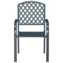 Silla 4 pcs Antracita 56 x 65 x 89cm Acero