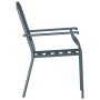 Silla 4 pcs Antracita 56 x 65 x 89cm Acero