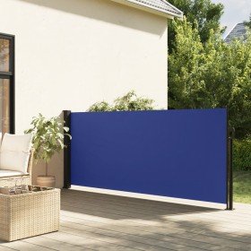Toldo lateral retráctil azul 140x600 cm en Sombrillas | Comprar online en Foro24