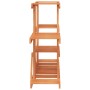 Soporte para flores madera maciza abeto 110x25x73 cm