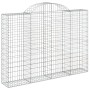 Gabionenkörbe 10 Stück Bogenform Eisen 200x30x140/160 cm von vidaXL, Töpfe und Pflanzgefäße - Ref: Foro24-3146160, Preis: 918...