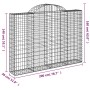 Gabionenkörbe 10 Stück Bogenform Eisen 200x30x140/160 cm von vidaXL, Töpfe und Pflanzgefäße - Ref: Foro24-3146160, Preis: 918...