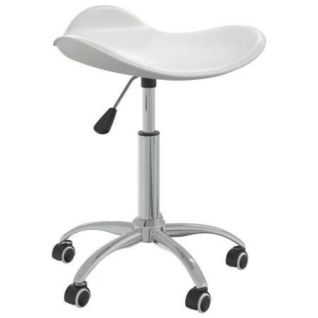 Weißer Schönheitssalonhocker aus Kunstleder von vidaXL, Friseurstühle - Ref: Foro24-323683, Preis: 55,28 €, Rabatt: %