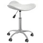 Weißer Schönheitssalonhocker aus Kunstleder von vidaXL, Friseurstühle - Ref: Foro24-323683, Preis: 55,28 €, Rabatt: %