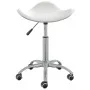 Weißer Schönheitssalonhocker aus Kunstleder von vidaXL, Friseurstühle - Ref: Foro24-323683, Preis: 55,28 €, Rabatt: %