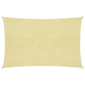 Beige HDPE sail shade 160 g/m² 2.5x4 m by vidaXL, Umbrellas - Ref: Foro24-311124, Price: 26,38 €, Discount: %