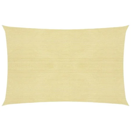 Beige HDPE sail shade 160 g/m² 2.5x4 m by vidaXL, Umbrellas - Ref: Foro24-311124, Price: 29,65 €, Discount: %