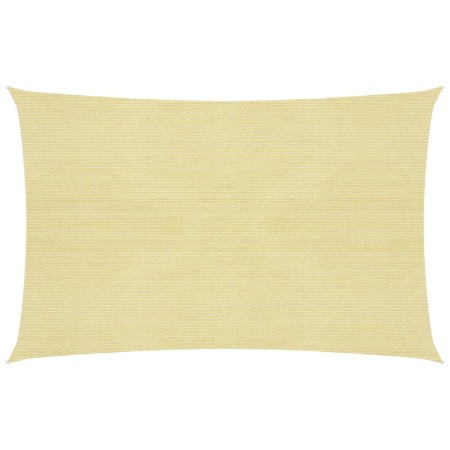 Toldo de vela HDPE beige 160 g/m² 2,5x4 m de vidaXL, Sombrillas - Ref: Foro24-311124, Precio: 24,47 €, Descuento: %