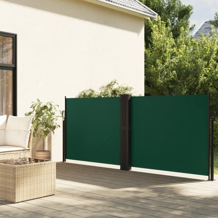 Toldo lateral retráctil verde oscuro 100x600 cm en Sombrillas | Comprar online en Foro24