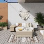 Wendbarer grau-weißer Outdoor-Teppich, 80 x 150 cm von vidaXL, Outdoor-Protektoren - Ref: Foro24-364794, Preis: 23,41 €, Raba...