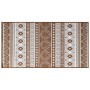 Alfombra de exterior gris y blanca reversible 80x150 cm de vidaXL, Protectores para exterior - Ref: Foro24-364794, Precio: 25...