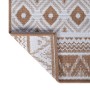 Alfombra de exterior gris y blanca reversible 80x150 cm de vidaXL, Protectores para exterior - Ref: Foro24-364794, Precio: 25...