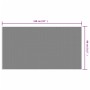 Alfombra de exterior gris y blanca reversible 80x150 cm de vidaXL, Protectores para exterior - Ref: Foro24-364788, Precio: 22...