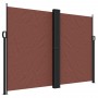 Toldo lateral retráctil marrón 180x600 cm en Sombrillas | Comprar online en Foro24