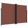 Toldo lateral retráctil marrón 220x600 cm en Sombrillas | Comprar online en Foro24