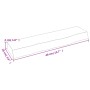 Estante de pared madera maciza de roble sin tratar 40x10x4 cm