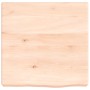 Estante de pared madera maciza roble sin tratar 40x40x(2-6) cm