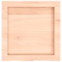 Estante de pared madera maciza roble sin tratar 40x40x(2-6) cm